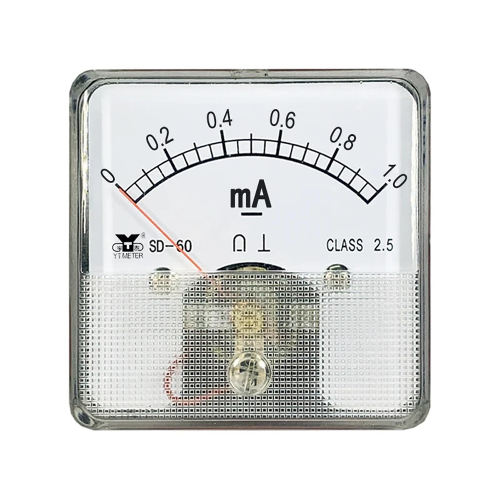 Miliamperímetro CC SD60 de puntero analógico con rango preciso para medición de corriente continua 4