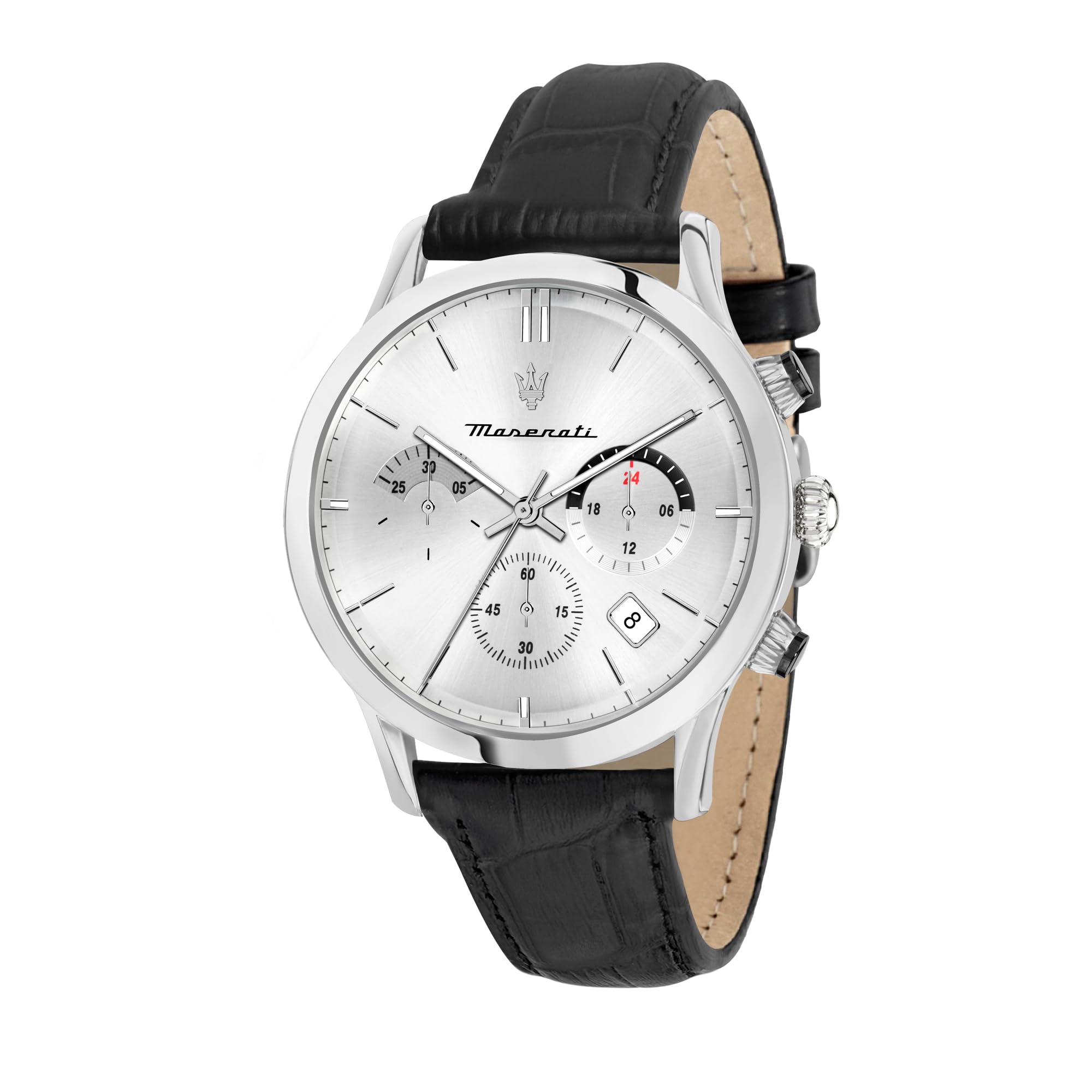MaseratiReloj Cronógrafo para Hombre de Cuarzo con Correa en Cuero