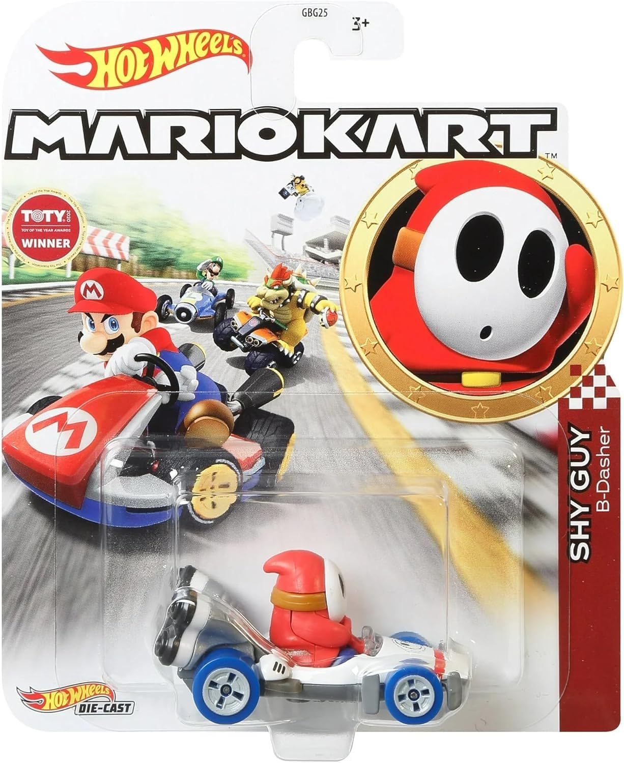 Hot Wheels Mario Kart Shy Guy B Dasher
