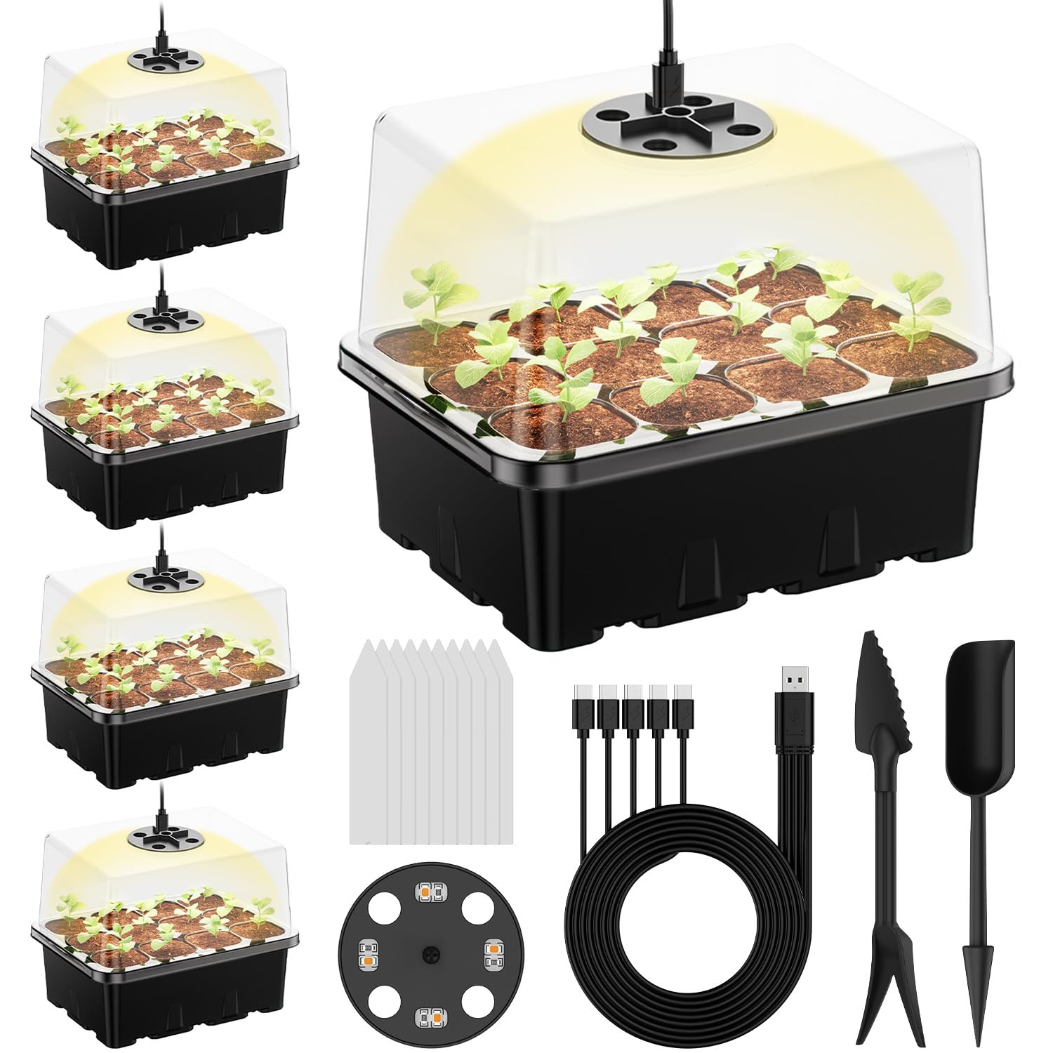 NBPLUS Seed Starter Tray with Grow Light