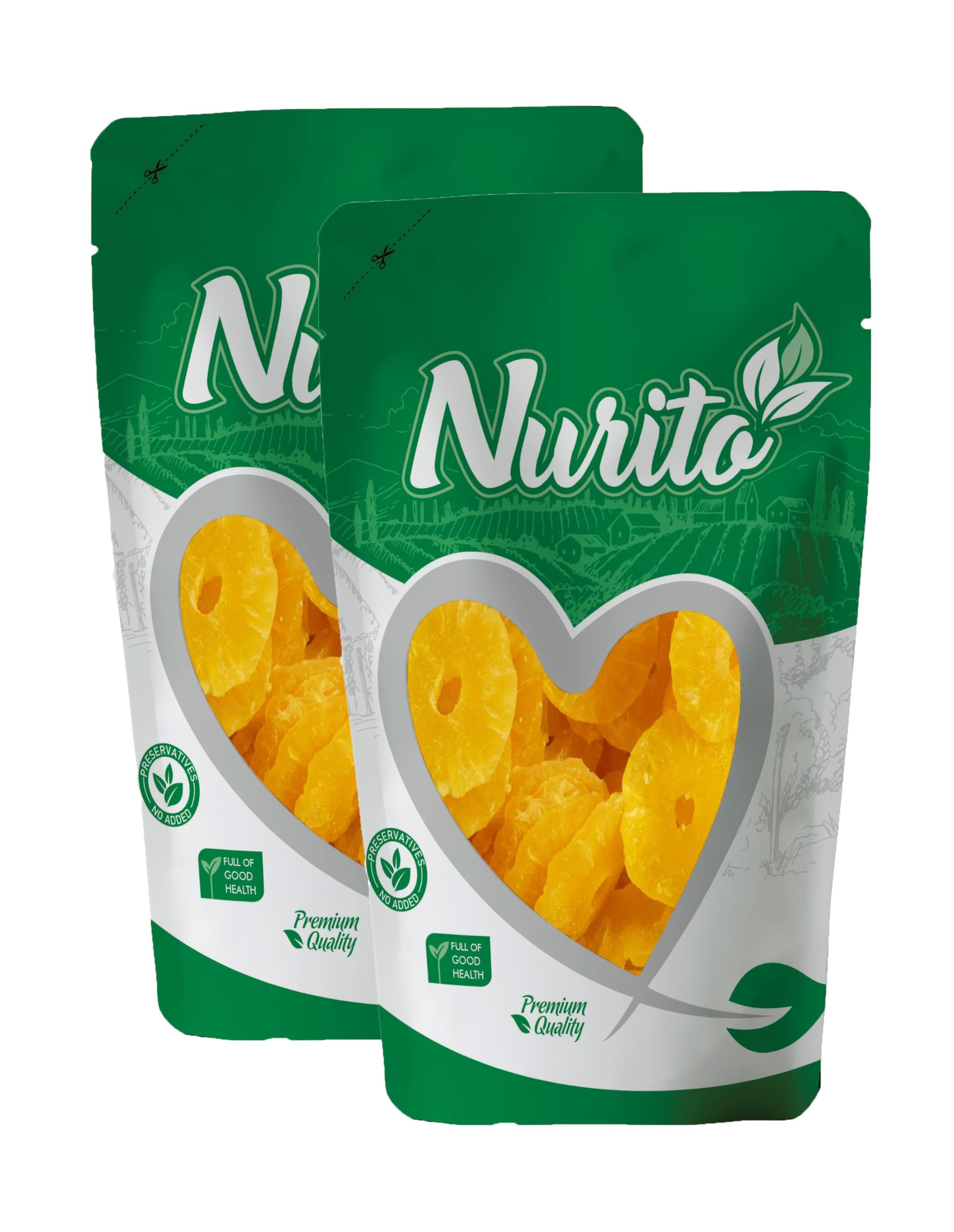 Nurito Dried Fruits Nuts And Seeds (Dried Pineapple Ring, 400G (2X200Gm)) (B0CNCSN855) Amazon Price History, Amazon Price Tracker
