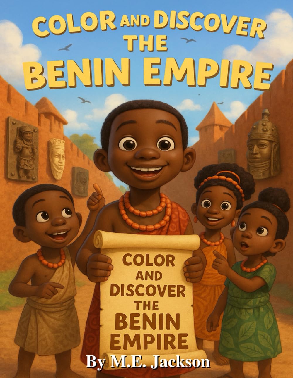 The Benin Empire: Discover Africa’s Great Empires (The Kingdoms Forgotten Coloring Books)