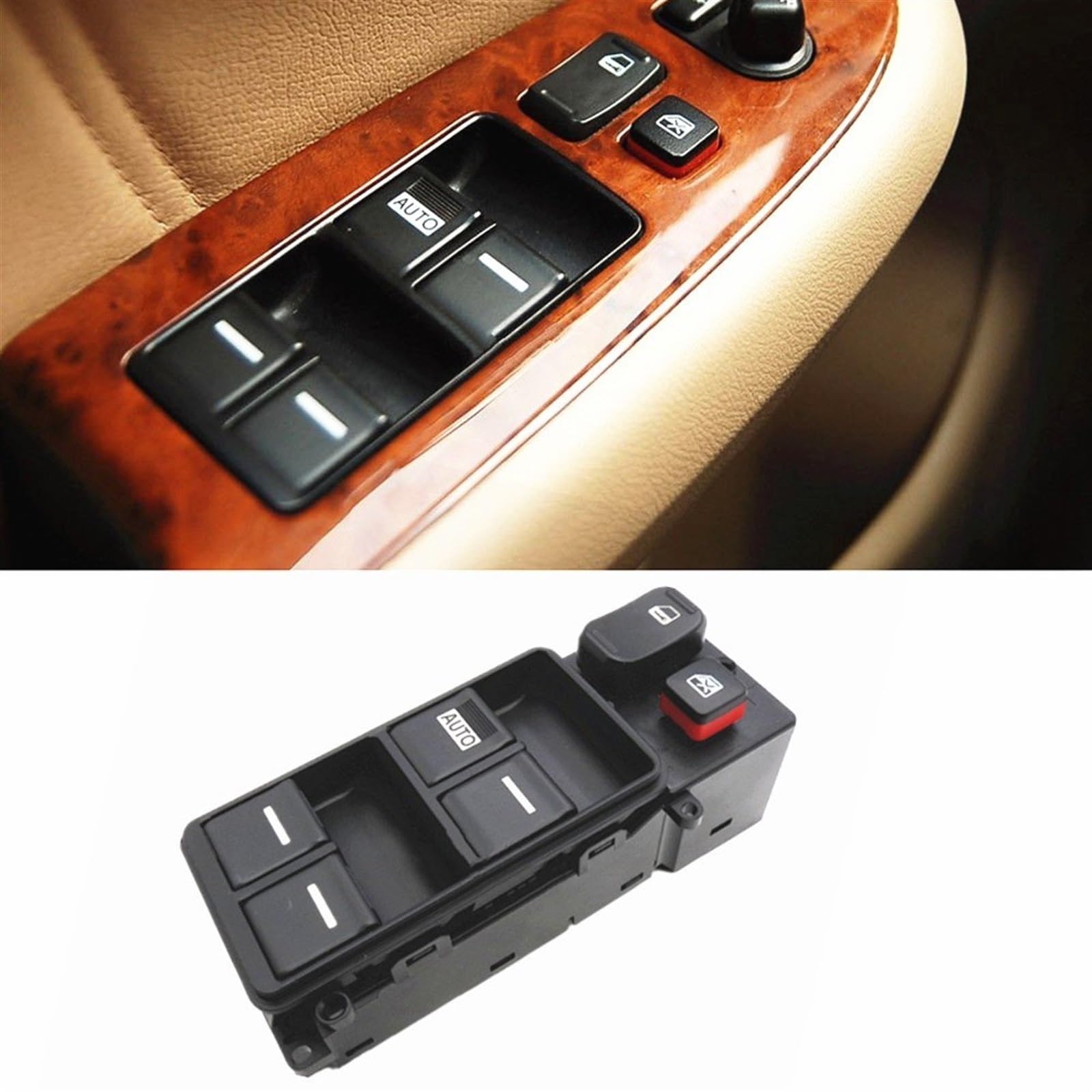 Interruttore di controllo del sollevatore elettric Per Accord 2.4L 2003 2004 2005 2006 2007 Finestra di energia elettrica per auto per interruttore di controllo principale 35750SDAH12 Interruttore alz