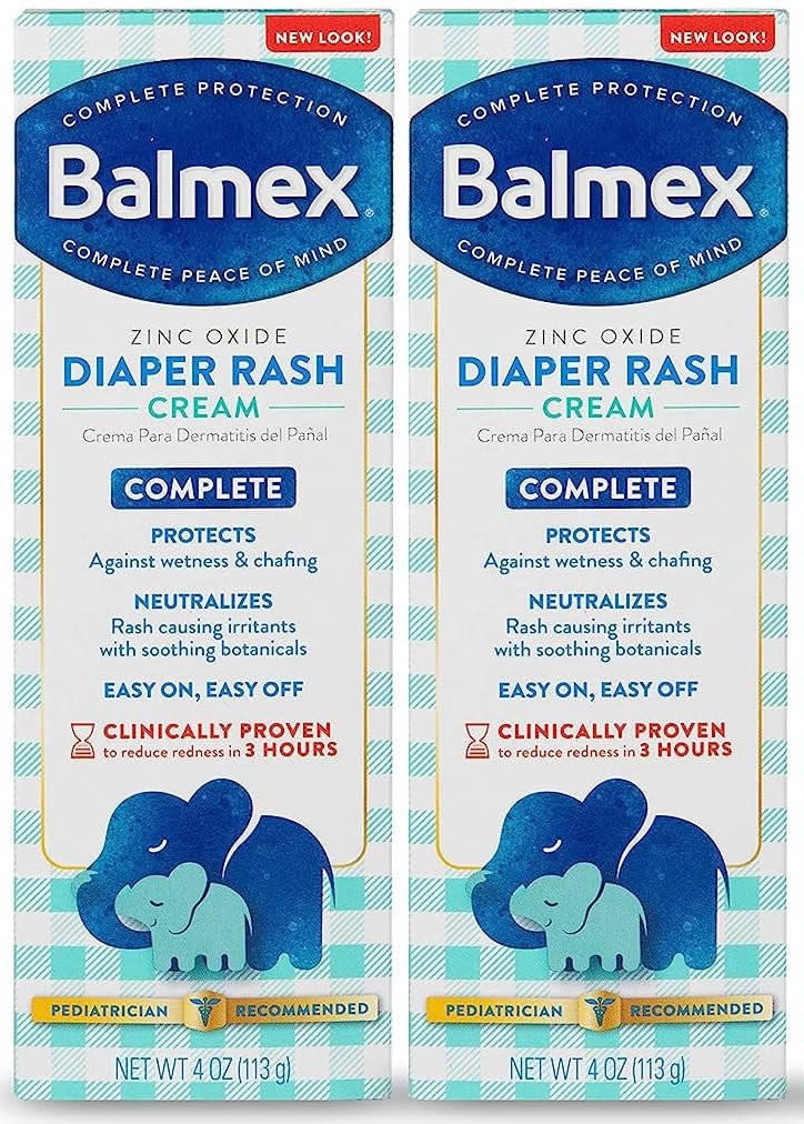 Balmex Diaper Rash Cream, 4 Count (Packaging May Vary)