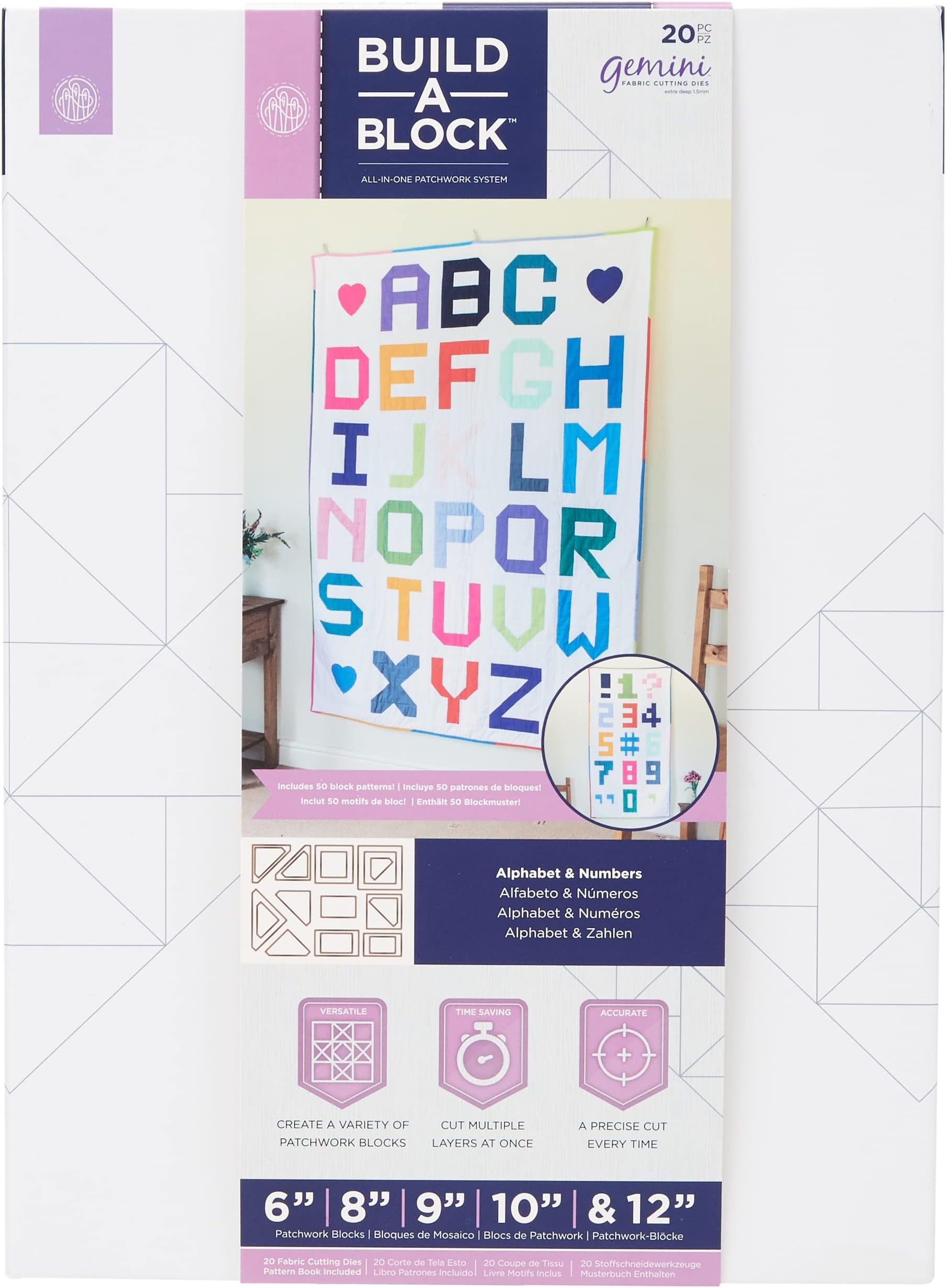 Gemini Build-A-Block - Alphabet & Numbers