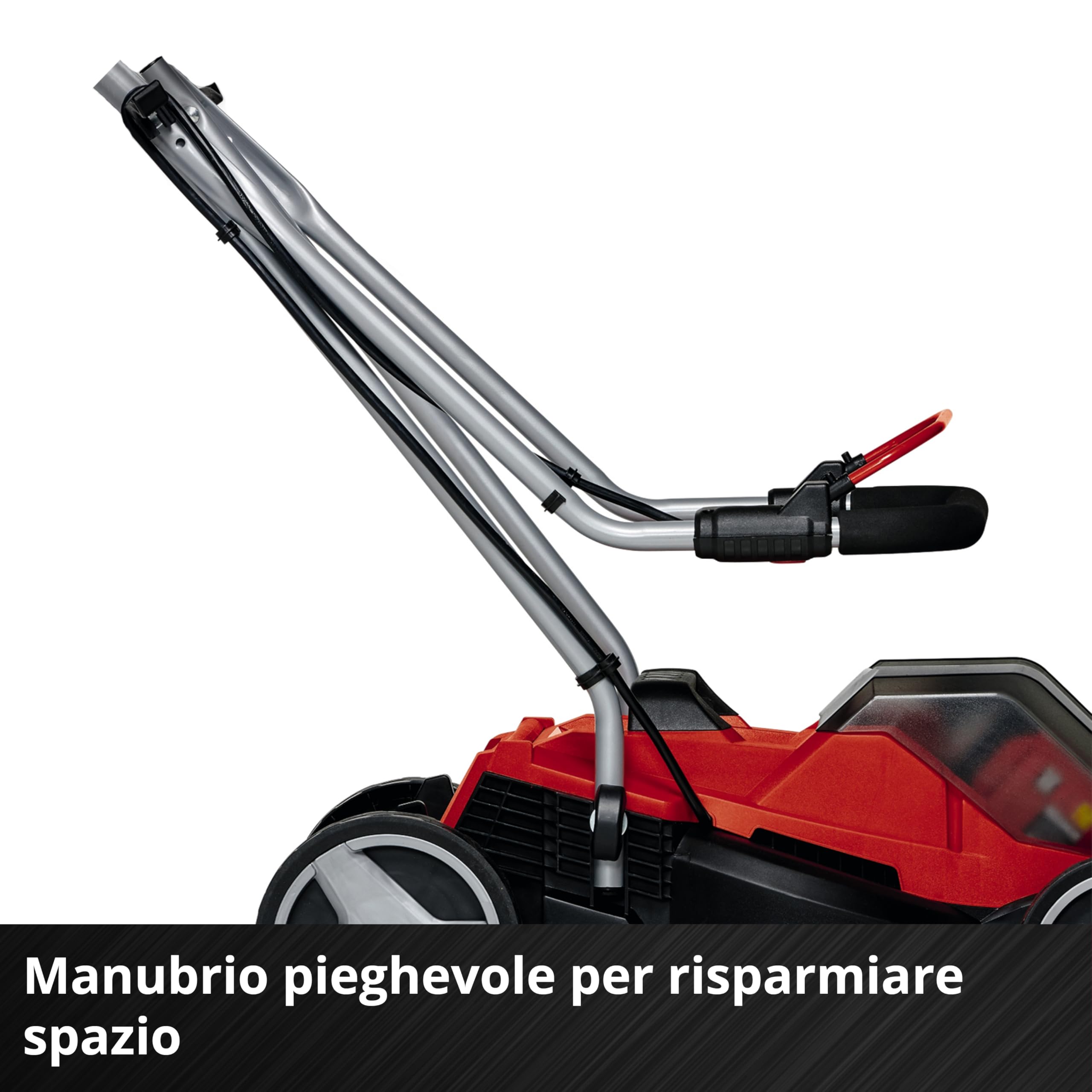 Einhell Tosaerba a batteria GE-CM 36/33 Li Kit Power X-Change (36 V, 33 cm larghezza di taglio, fino 250 m², 30 L sacco raccoglitore, incl. 2x 2,5 Ah batteries e 2x caricabatteriee)