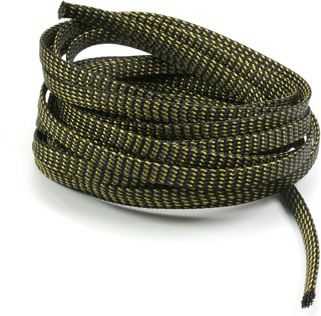 Bztoolbox PET Expandable Braided Cable Sleeve, 32.8ft - 5/16 inch Silver Gray Cable Management Sleeve, Wire Tube Cord Protector for USB Cable, Power