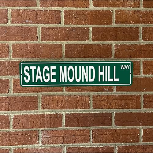 Vista 289 de Ohio Mountains Pick Your Mountain Compatible/repuesto para Ballards Hill United States Mountain Aluminio Metal Tin Street Sign Style decoración