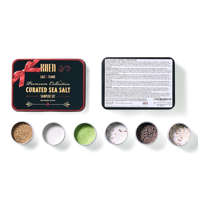 Juego de Sales Marinas Curated de 6 - Paquete Gourmet Variety Pack en Caja de Regalo miniatura 9