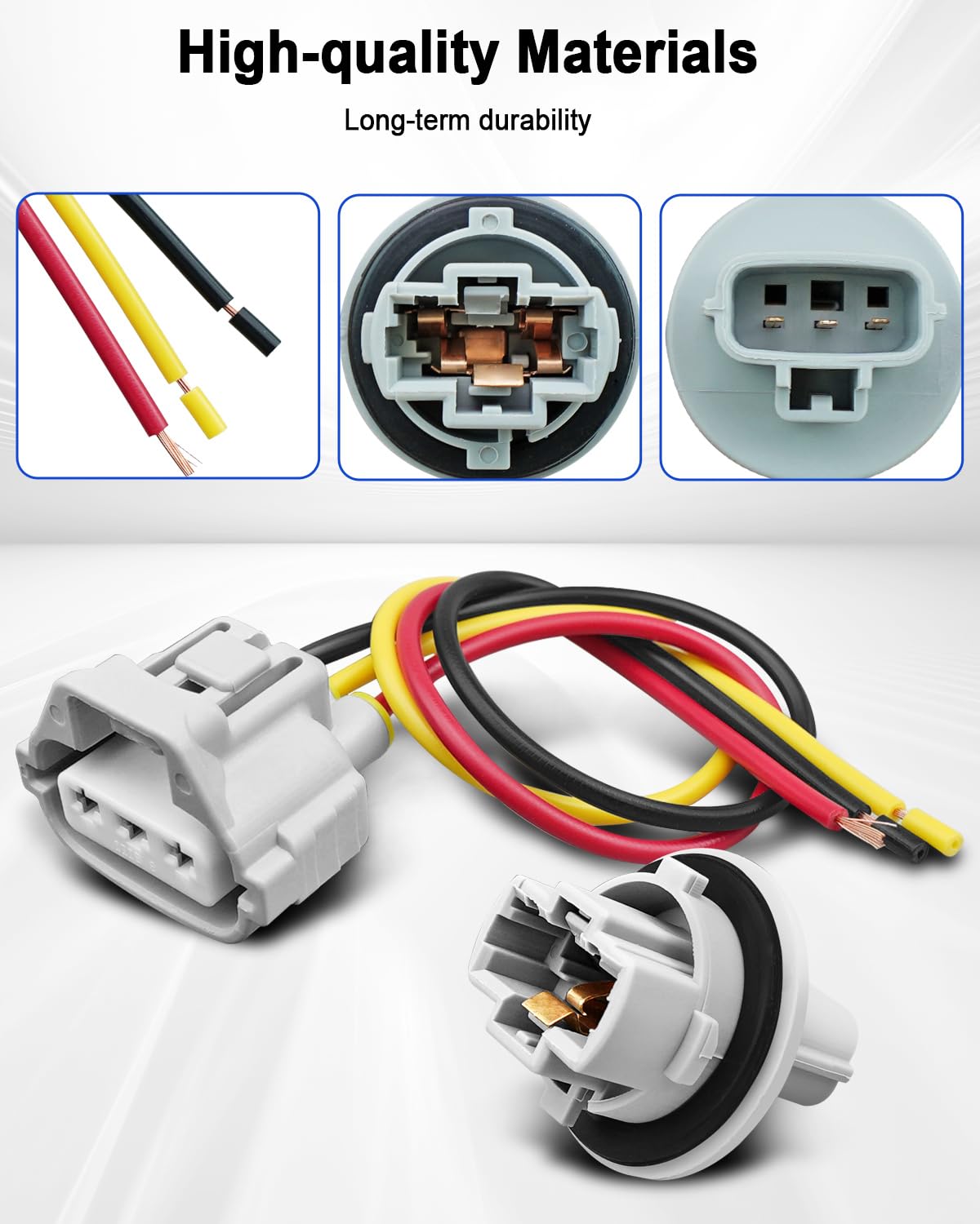 Lot De 2 Connecteurs De Clignotants Avant Pour Toyota 2005-2015 - Compatible Tacoma, Tundra, Corolla… - Avec Douilles D'ampoule - 6