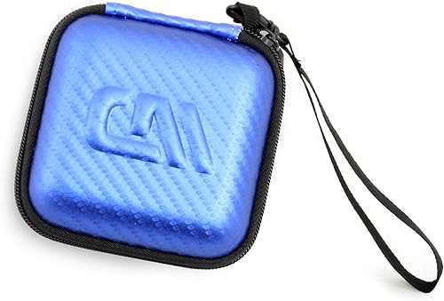 Miniatura 6 de CASEMATIX Funda de transporte compatible con Crucial X6 4TB SSD portátil y otros SSD portátiles con pequeños accesorios de disco duro externo,