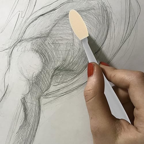 Miniatura 4 de ULDIGI Cabezales de herramientas de limpieza de bocetos, paquete de 40 borradores amasables para reemplazo de borrador de lápiz