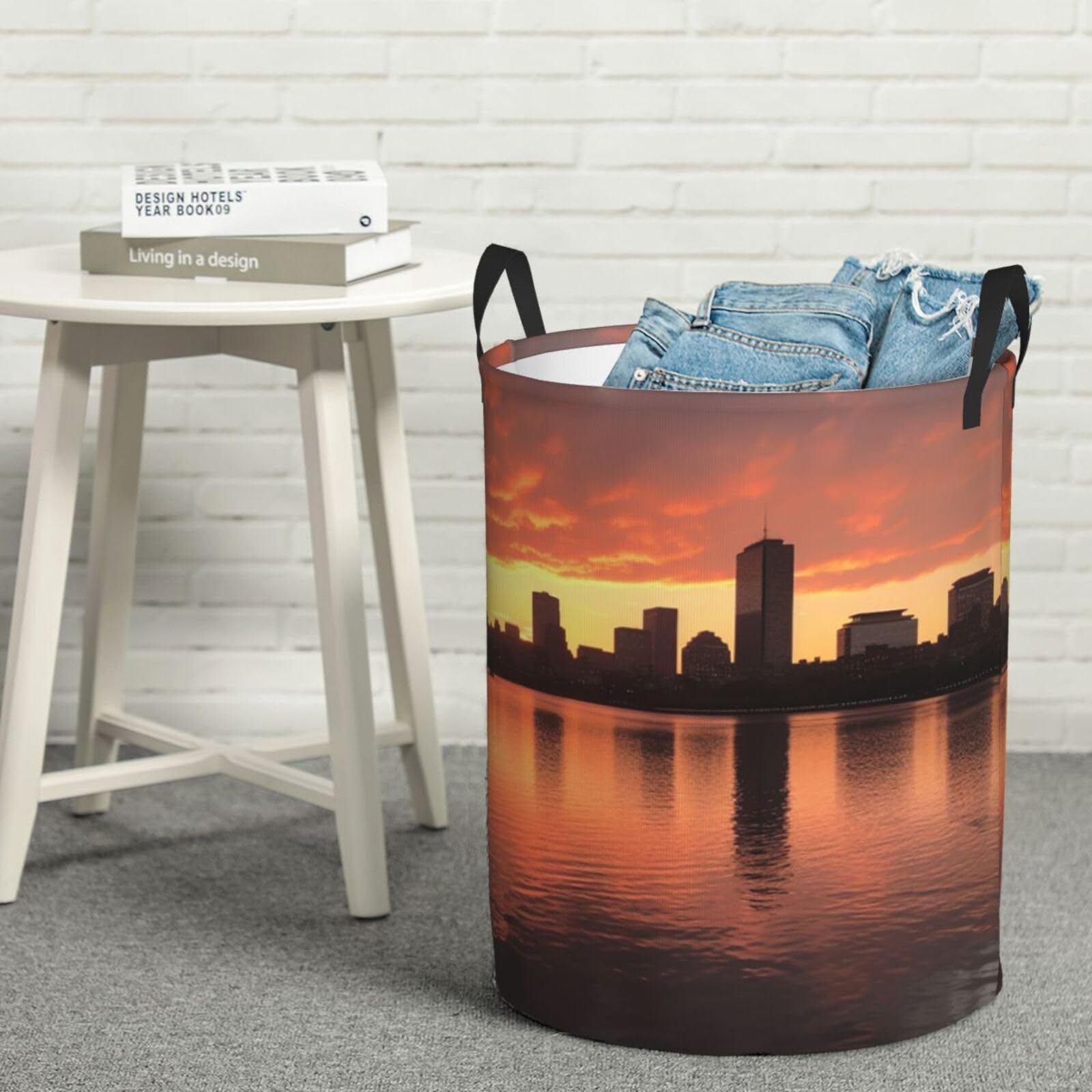 Panier à linge grand panier de rangement imperméable Boston Charles River taille M