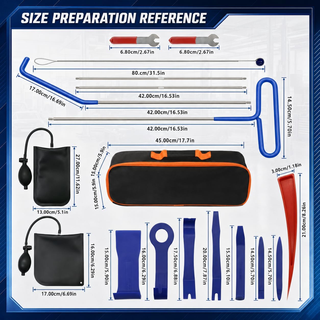 22PCS Stainless Repair Tools