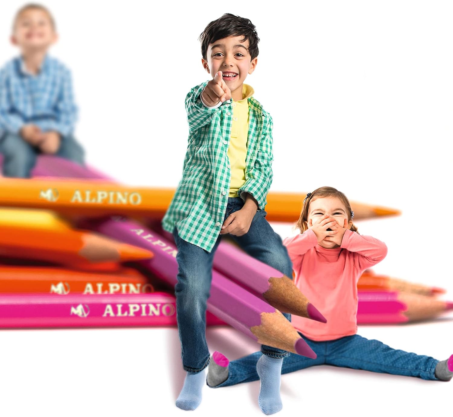Alpino 722854 - Coloured Pencils, Wallet of 24 - Assorted Colours