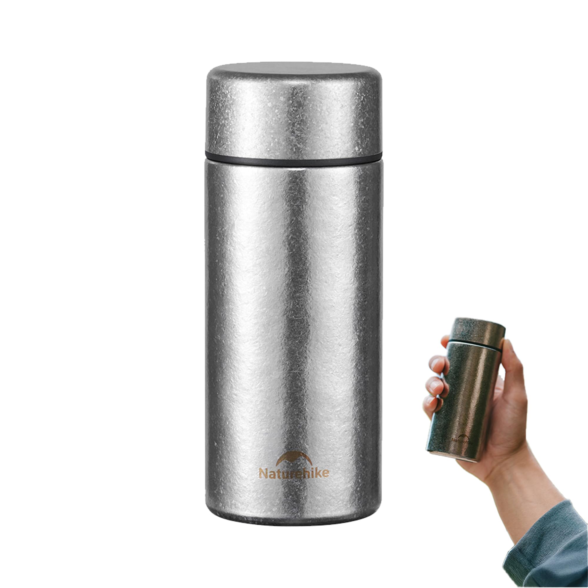 Amazon | Naturehike 水筒 200ml ミニ 純チタン 95%抗菌率 128g超軽量