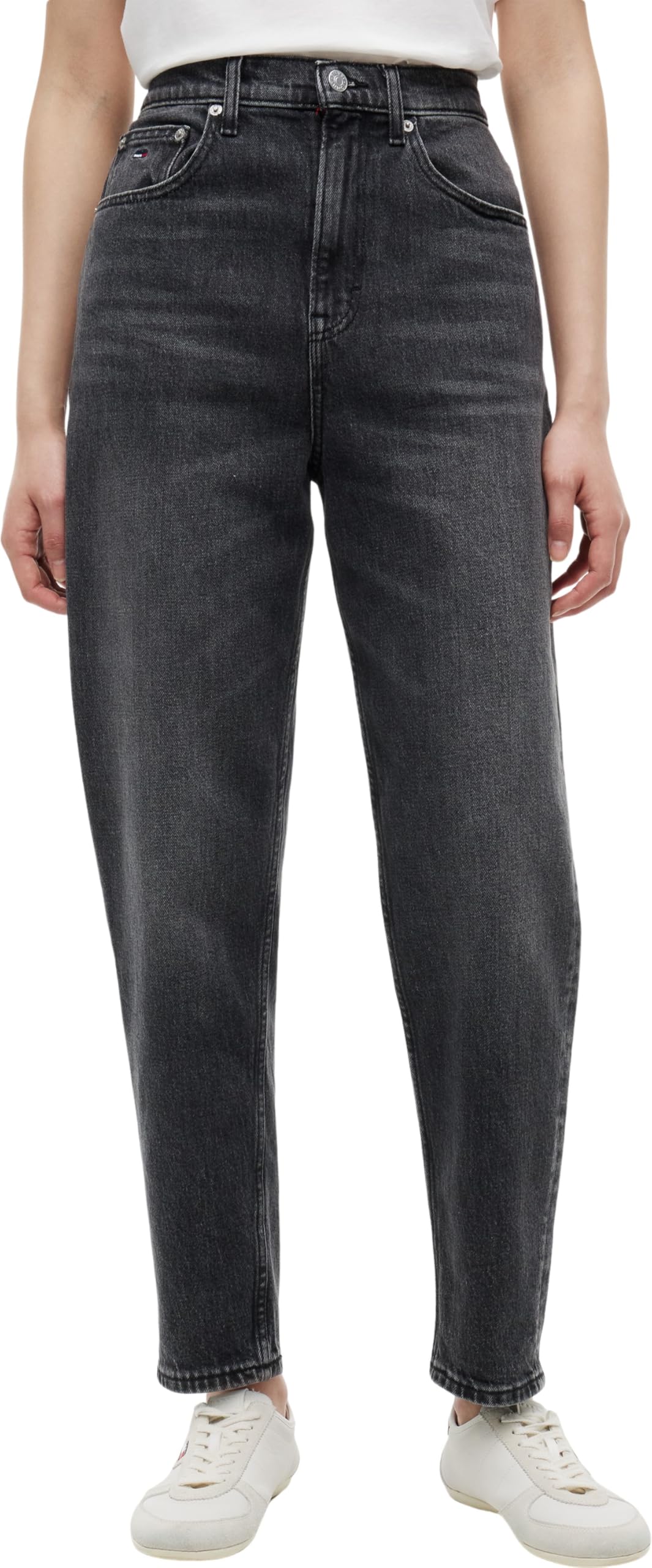 Tommy Jeans Damen Zugeschnitten Mom Jean UH TPR Bi0187 Co Dw0dw21812