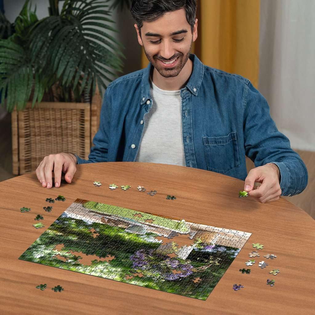 Ravensburger 500 Piece Adult Jigsaw Puzzle - Floral Greetings on Garden Table