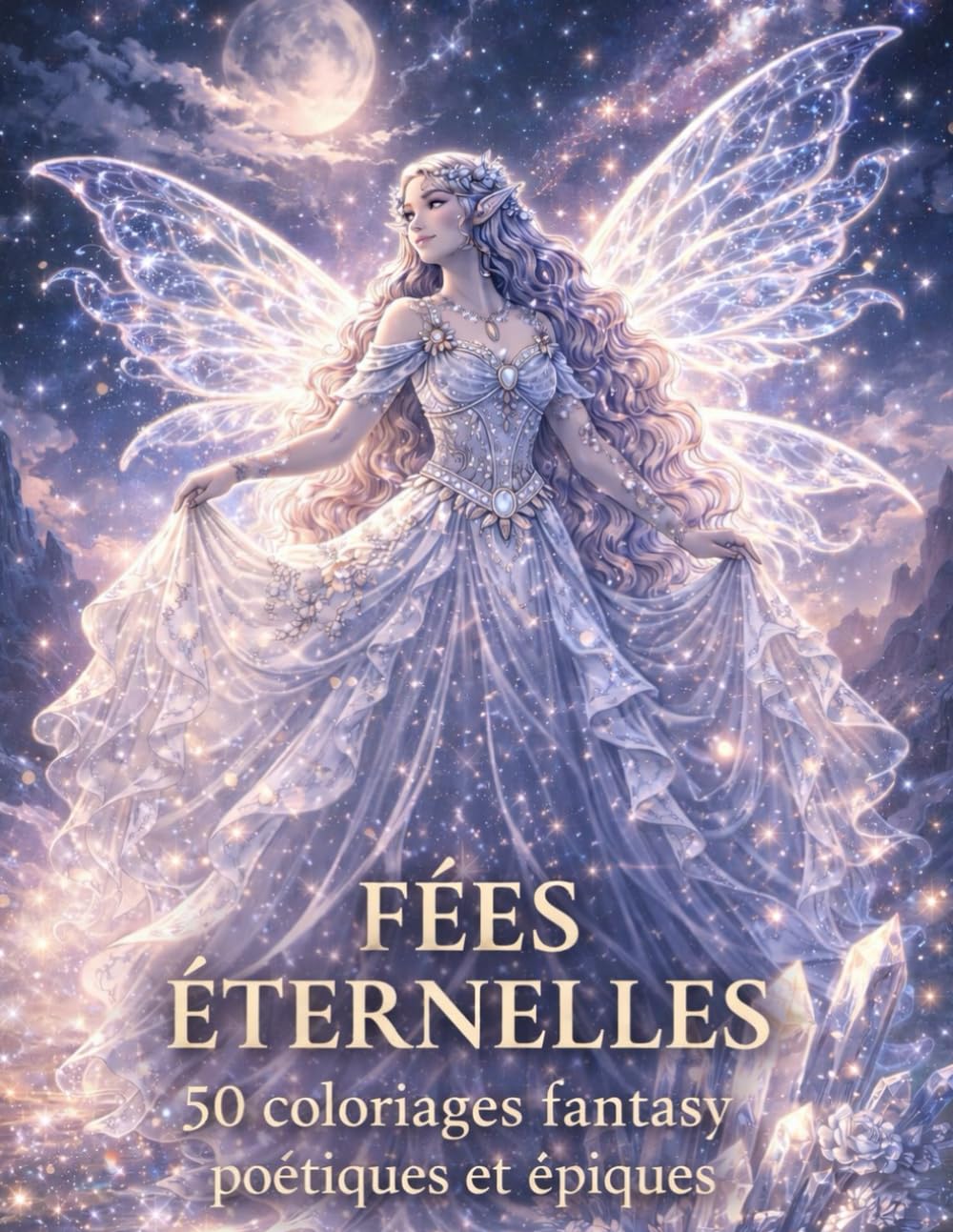 FÉES ÉTERNELLES: 50 coloriages fantasy poétiques et épiques