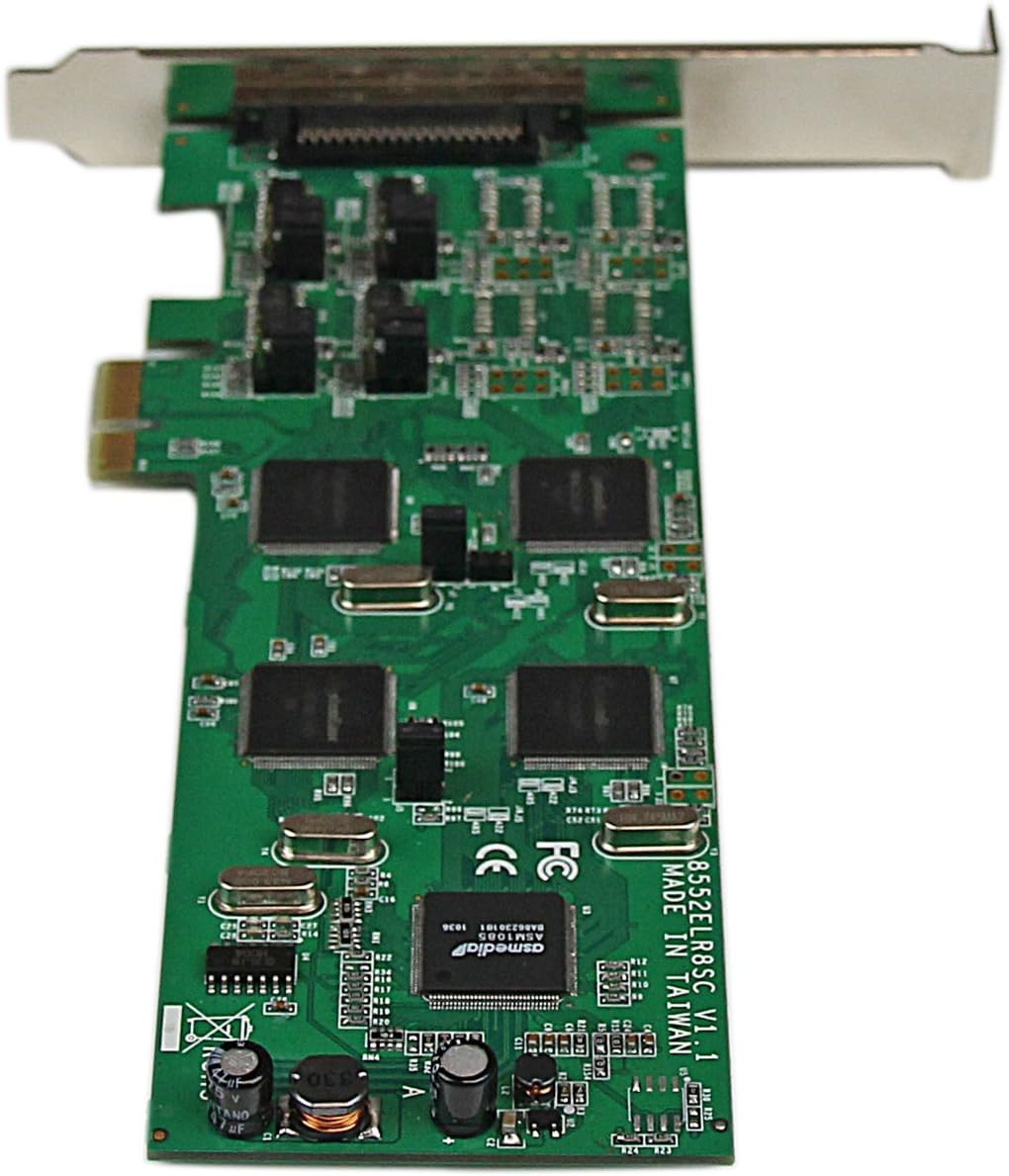 StarTech.com 8 Port PCI Express RS-232 422 485 Serial Card PEX8S232485
