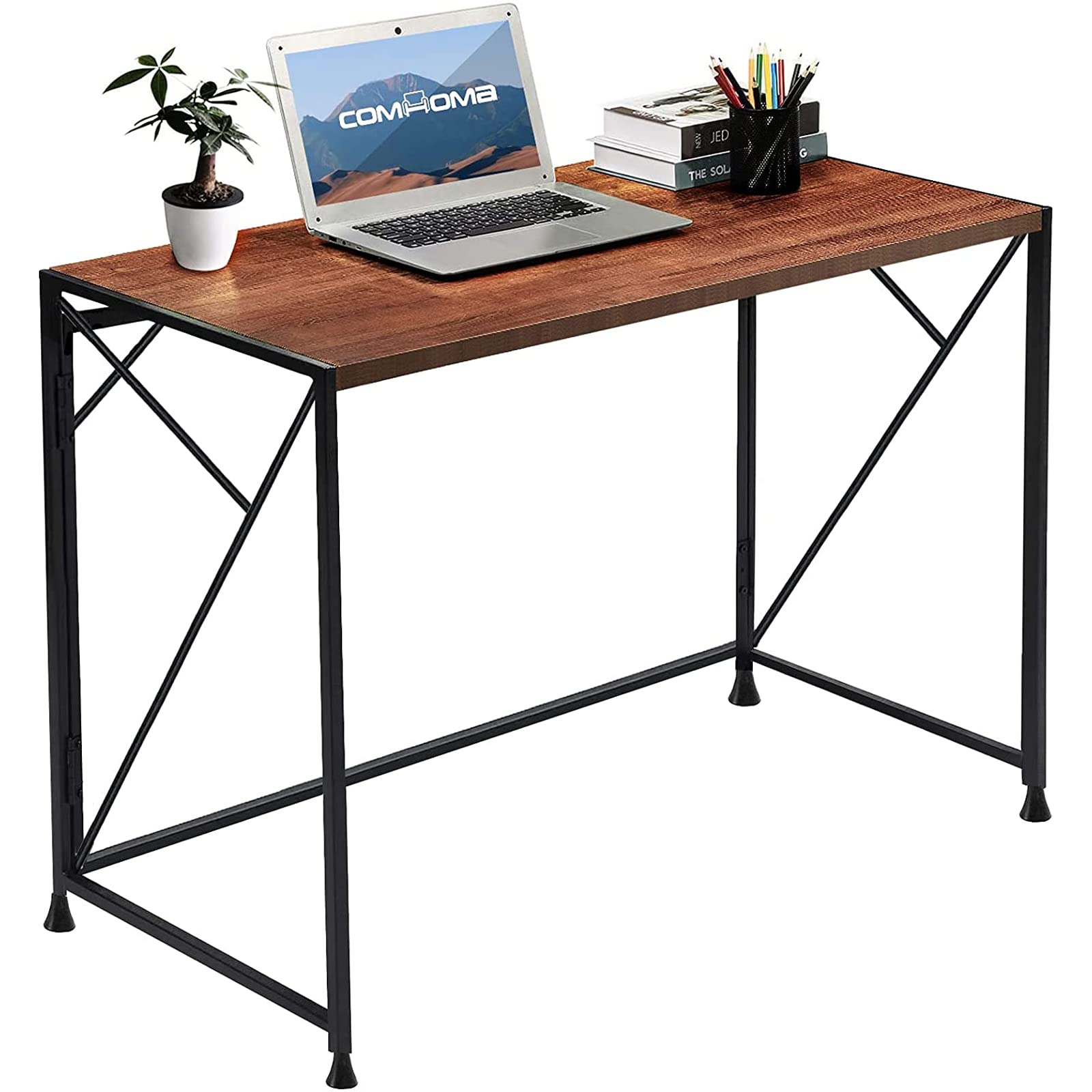 Buy COMHOMA Office Desk, Foldable Computer Desk 40" Home Office Desk