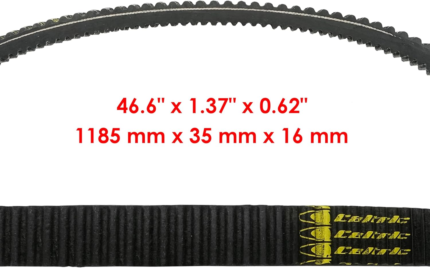 Caltric CVT Drive Belt Compatible with Polaris 3211115 3211216 3211122 Drive Belt
