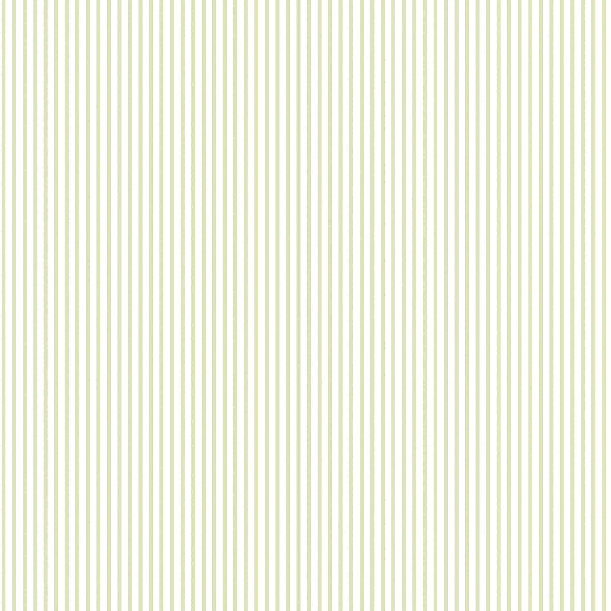 G56644 - Small Prints Candy Stripe Sage Green Galerie Wallpaper
