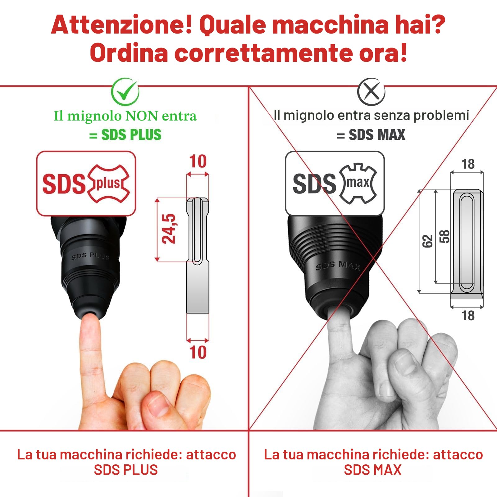 SCHWABENBACH® Set Punte Trapano SDS Plus 7 Pezzi – Ø 6/8/10/12/14 mm x 210 mm – Punte per Calcestruzzo e Pietra – Compatibile con Bosch, Hilti, Metabo – Per Martello Perforatore – Non SDS Max