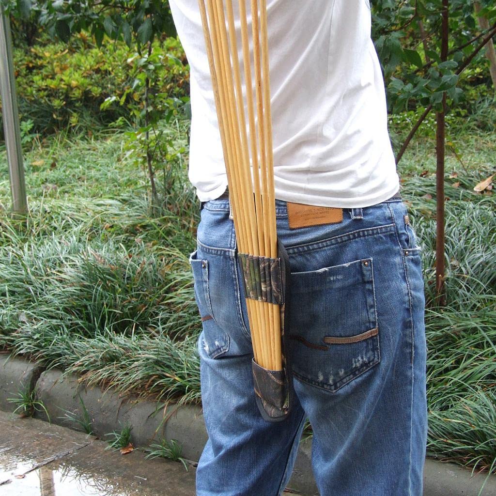 Faretra In Pelle Per Frecce - Porta Frecce Da Cintura Per Tiro Con Arco E Balestra