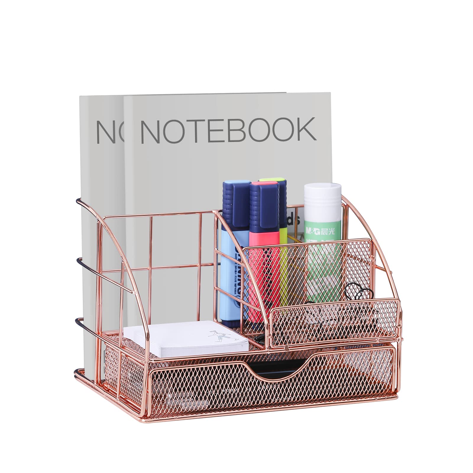 Buy MSDADA MultiUse Metal Desktop Organizer, Large Desk Organiser 23