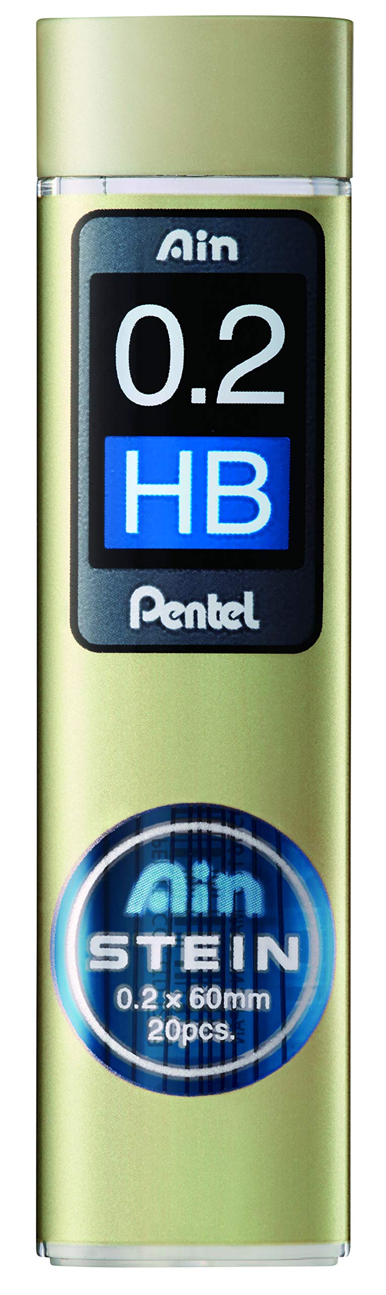 Pentel Ain Stein C272W-HB Mechanical Pencil Lead 20 Fine Leads