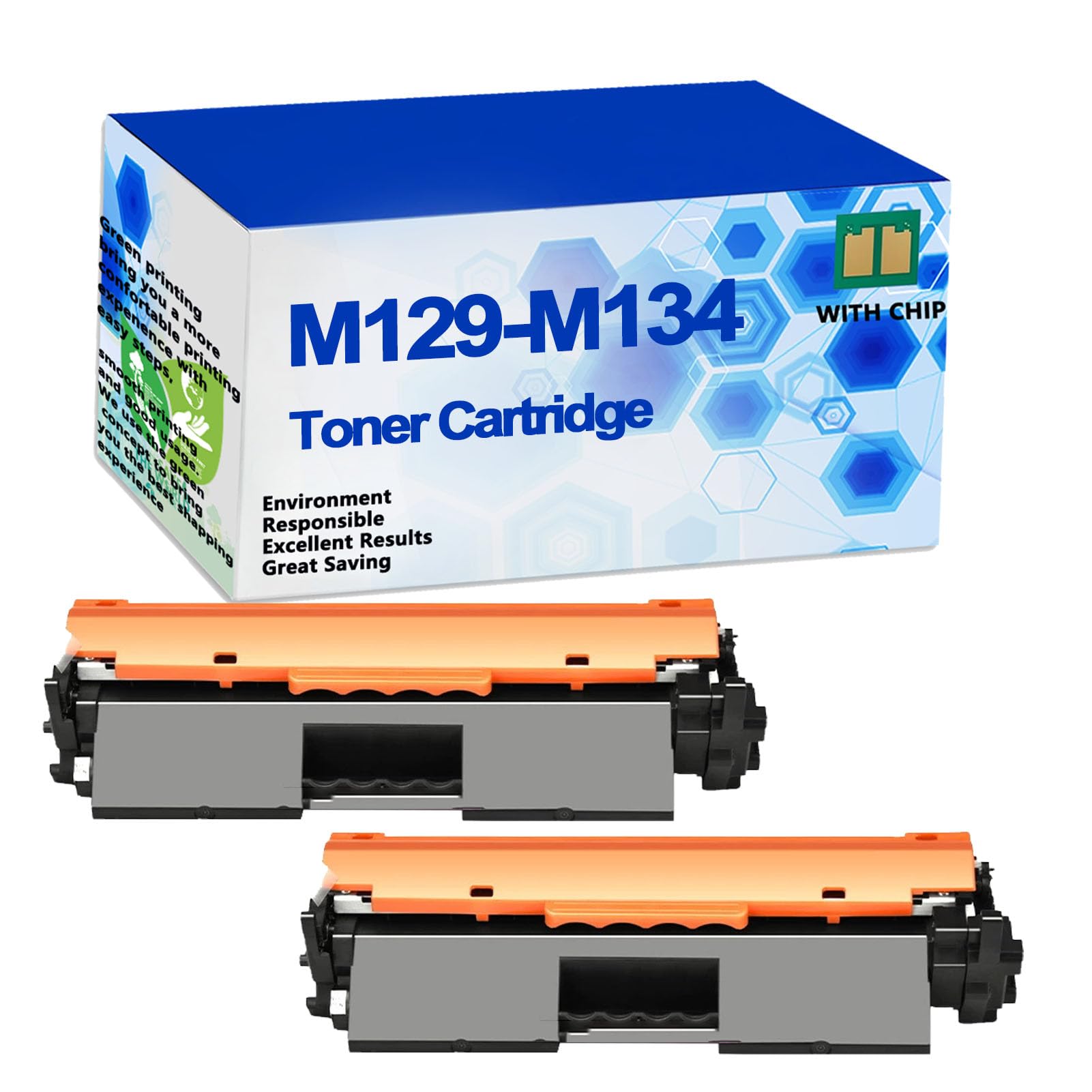 Compatible High Yield Toner Cartridges Replacement for HP M129 M134 M129M134 to use with Laserjet Pro MFP M129-M132 Ultra MFP M133-M134 Pro M132A