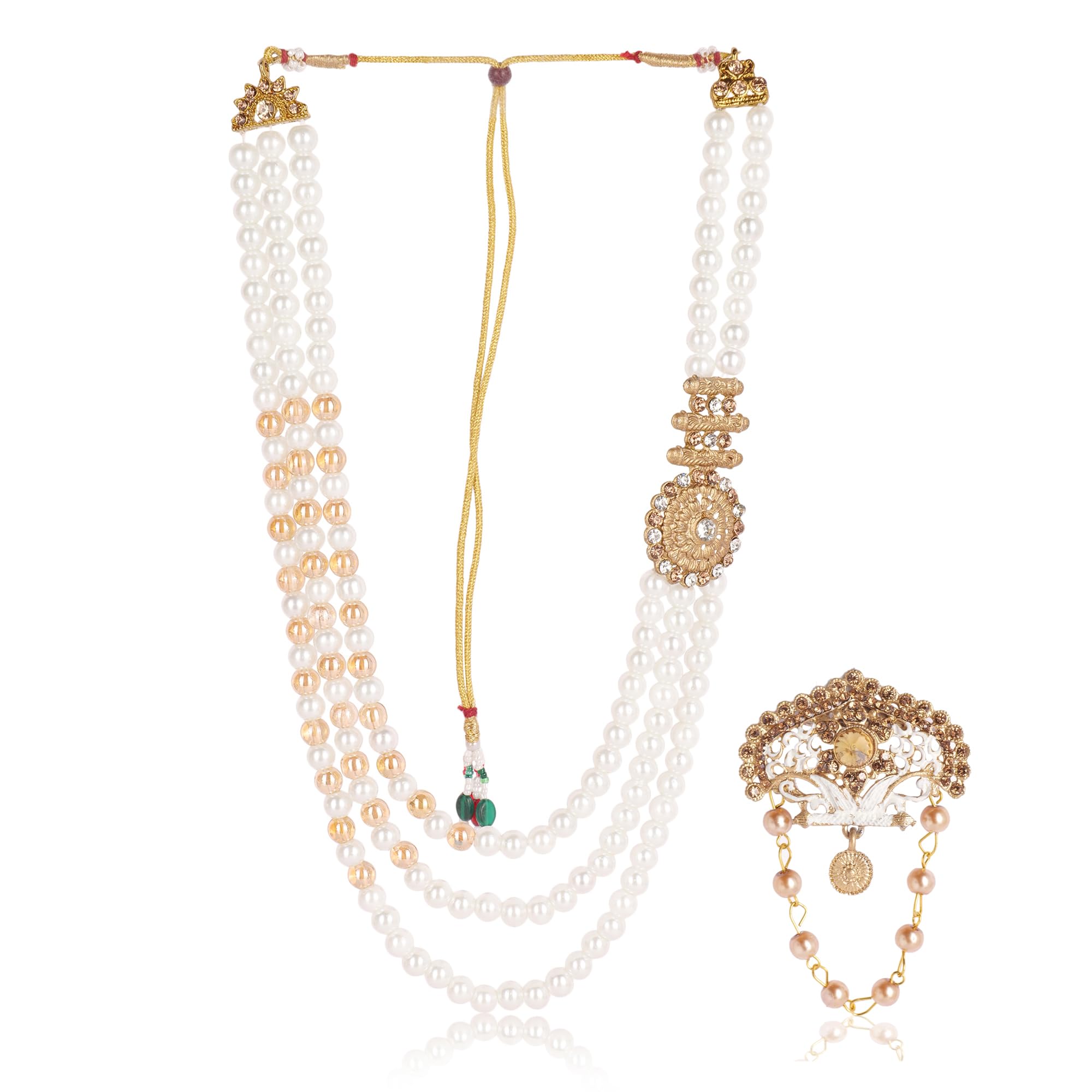 Groom Mala With Brooch Combo…-image-15