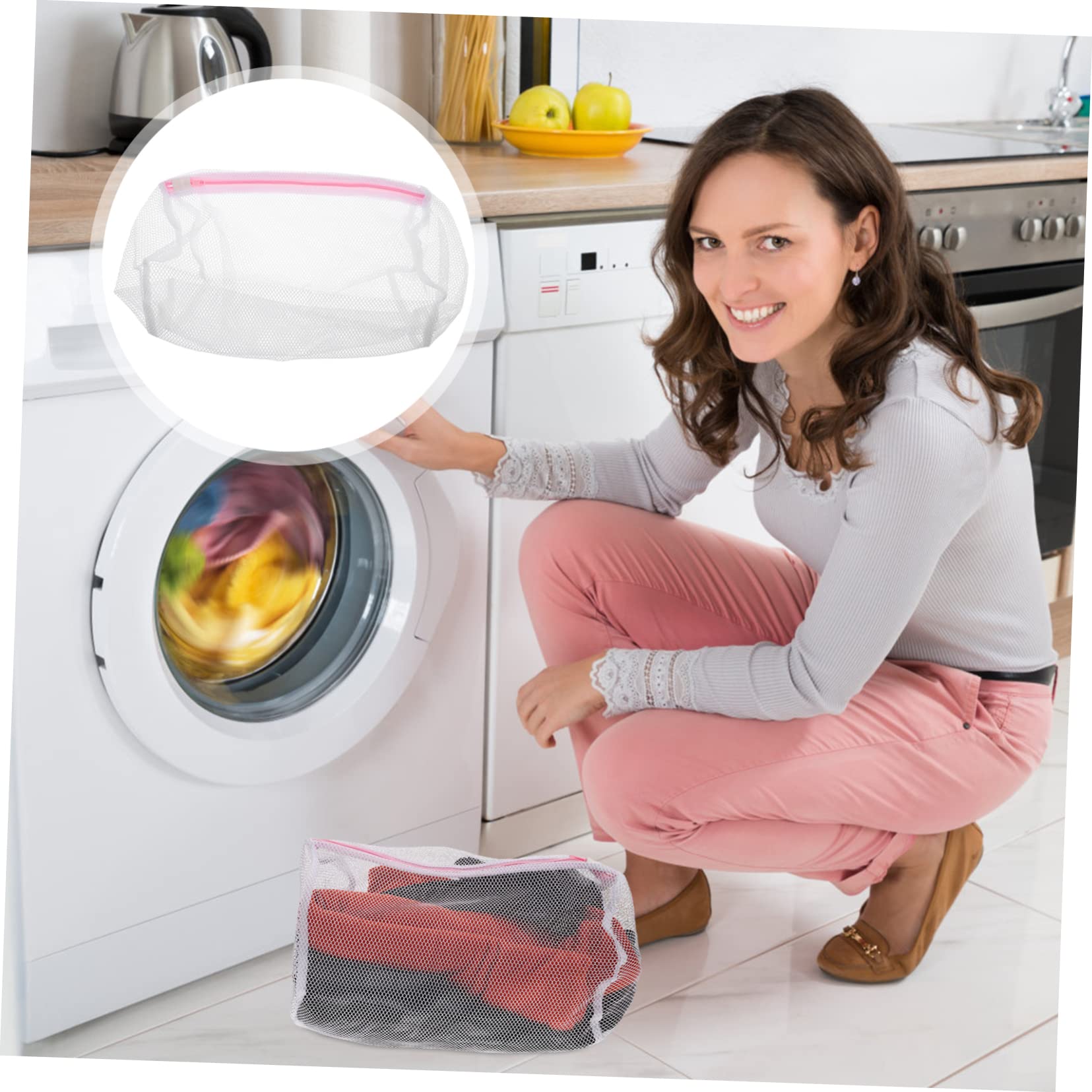 5er-Set Feinmaschige Wäschesäcke Für Waschmaschine – Schutz Für Dessous & Kleidung