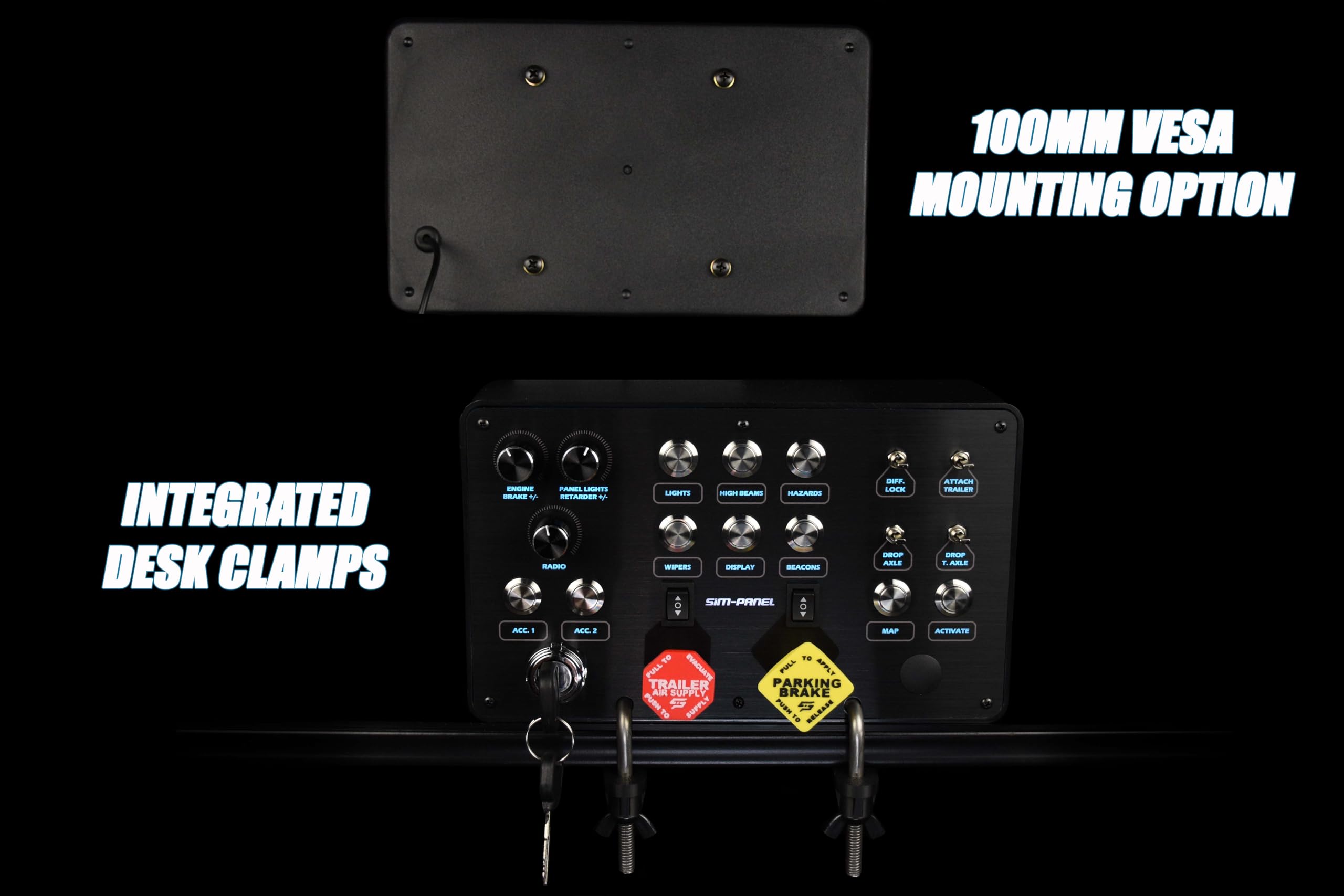 Snapklik.com : Sim-Panel Classic 2 Button Box For ATS/ETS2