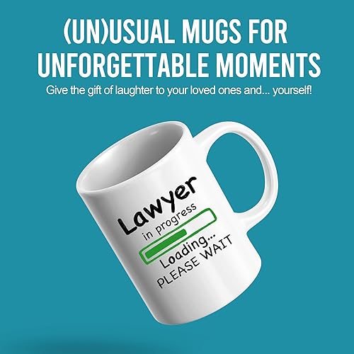 Miniatura 3 de Panvola Lawyer in Progress Loading Please Wait Lawyer Gifts Law Student Taza de café Regalo de graduación Future Attorney Taza de cerámica Novedad