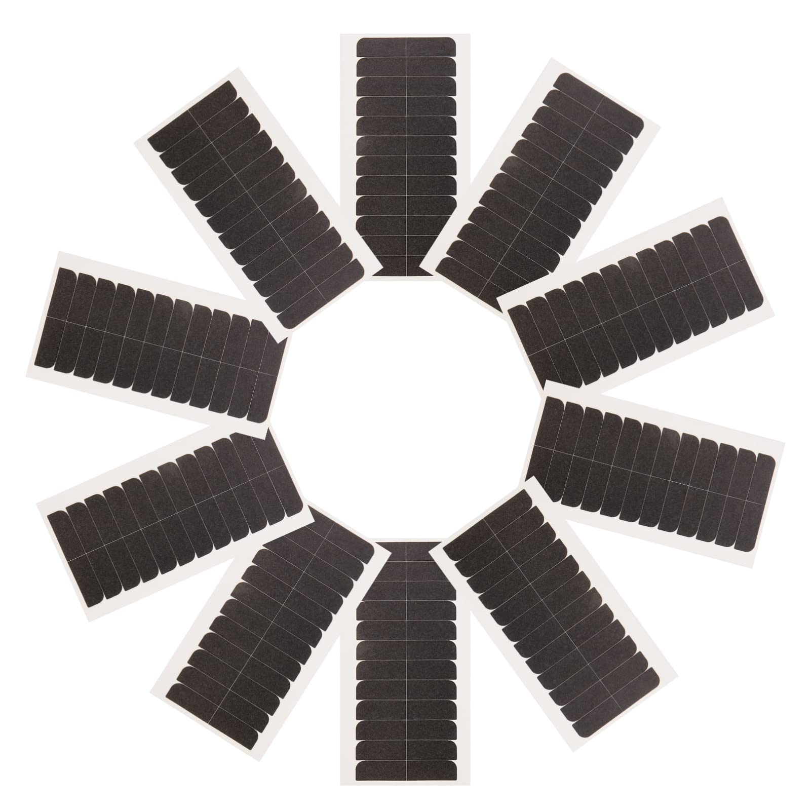 FOMIYES Practical Hair Extension Tapes 2-sided Extension Wig Tapes for Salon 10 Sheets Strong Adhesion for Sensitive Skin