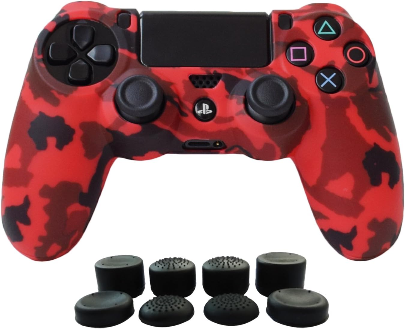 RALAN PS4 Controller Skin Silicone Military Green, Non-Slip - Foto 12