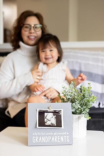 Vista 6 de Pearhead Marco de fotos Sonogram para abuelos, abuela y abuelo, marco de fotos de recuerdo de bebé, accesorio de anuncio de embarazo, primeros Marco