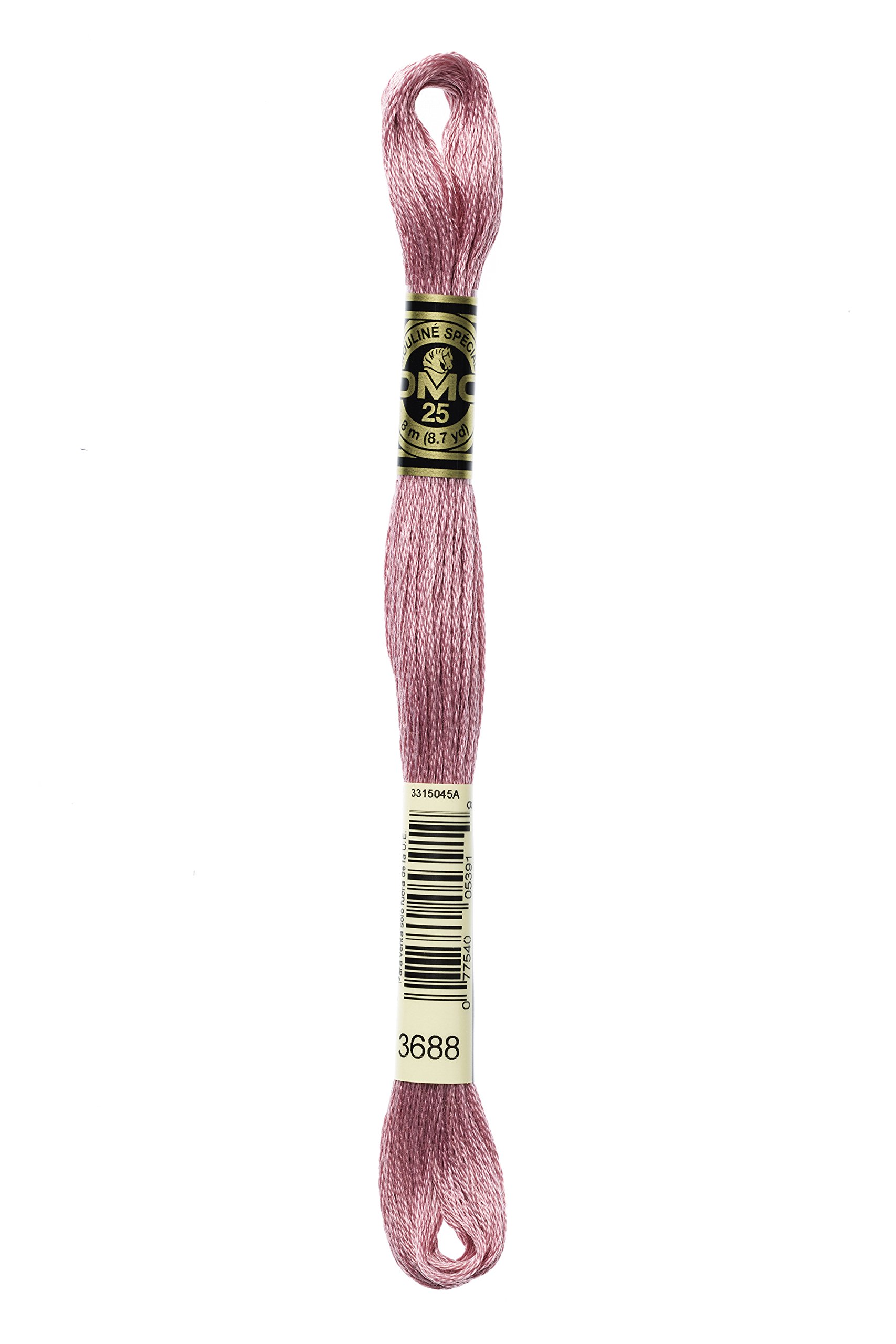Dmc #3688 Pink Embroidery Floss, Cotton, 3688 Pink, 8 M