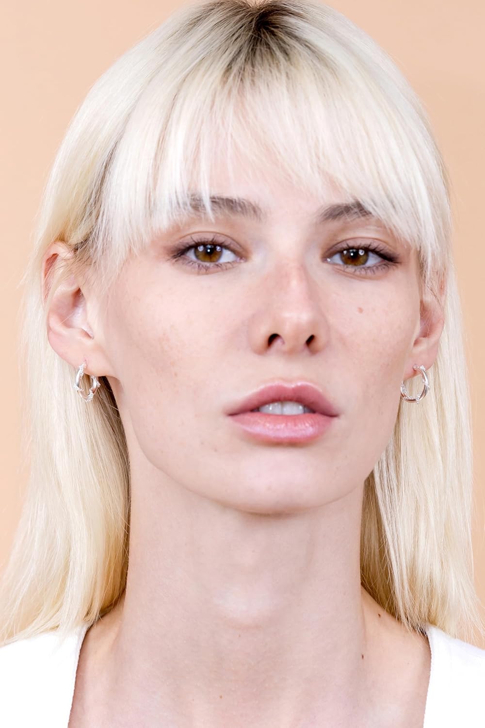 Sterling Silver Chain Wrap Click-Top Hoop Earrings, 15mm-30mm