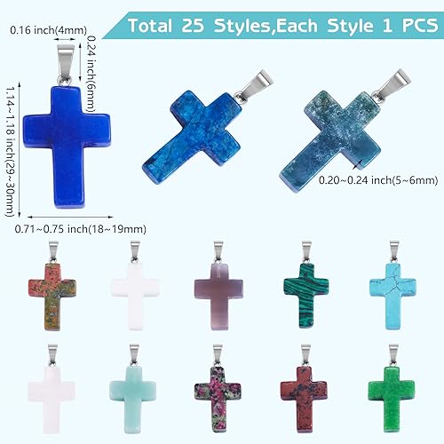 Miniatura 2 de Dije de corazón de piedras preciosas naturales curativas con piedras preciosas de cristal curativo con latón en tono platino, hallazgos para hacer