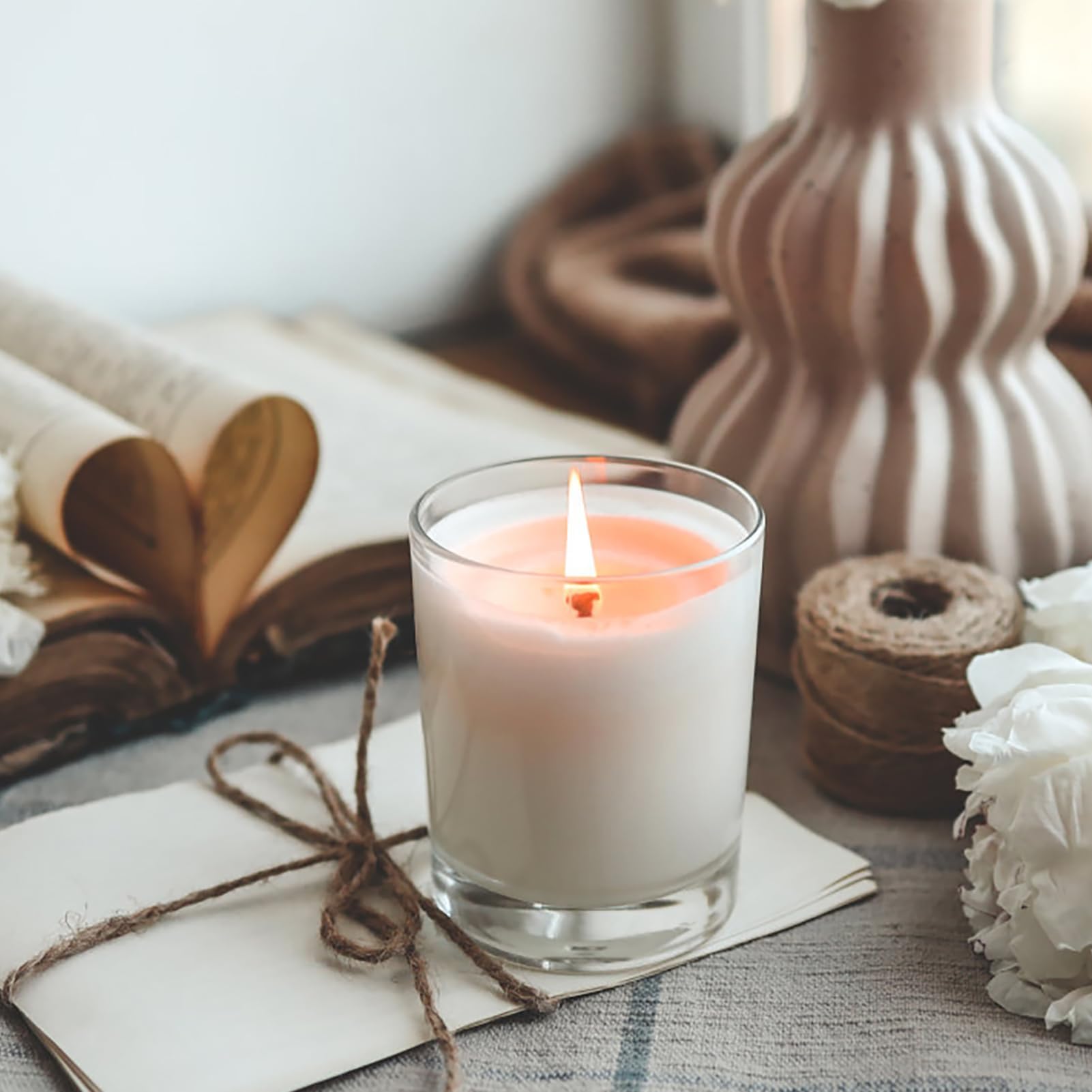 100pcs Mèches En Bois Pour Bougies, Mèches De Bougie En Bois Mèches De