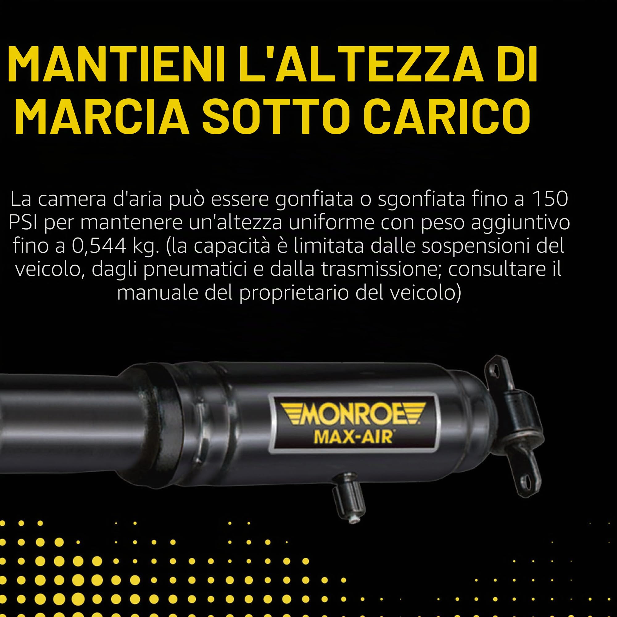 Monroe Shocks & Struts MA834 Shock Absorber Max-Air Air Shock Absorber by