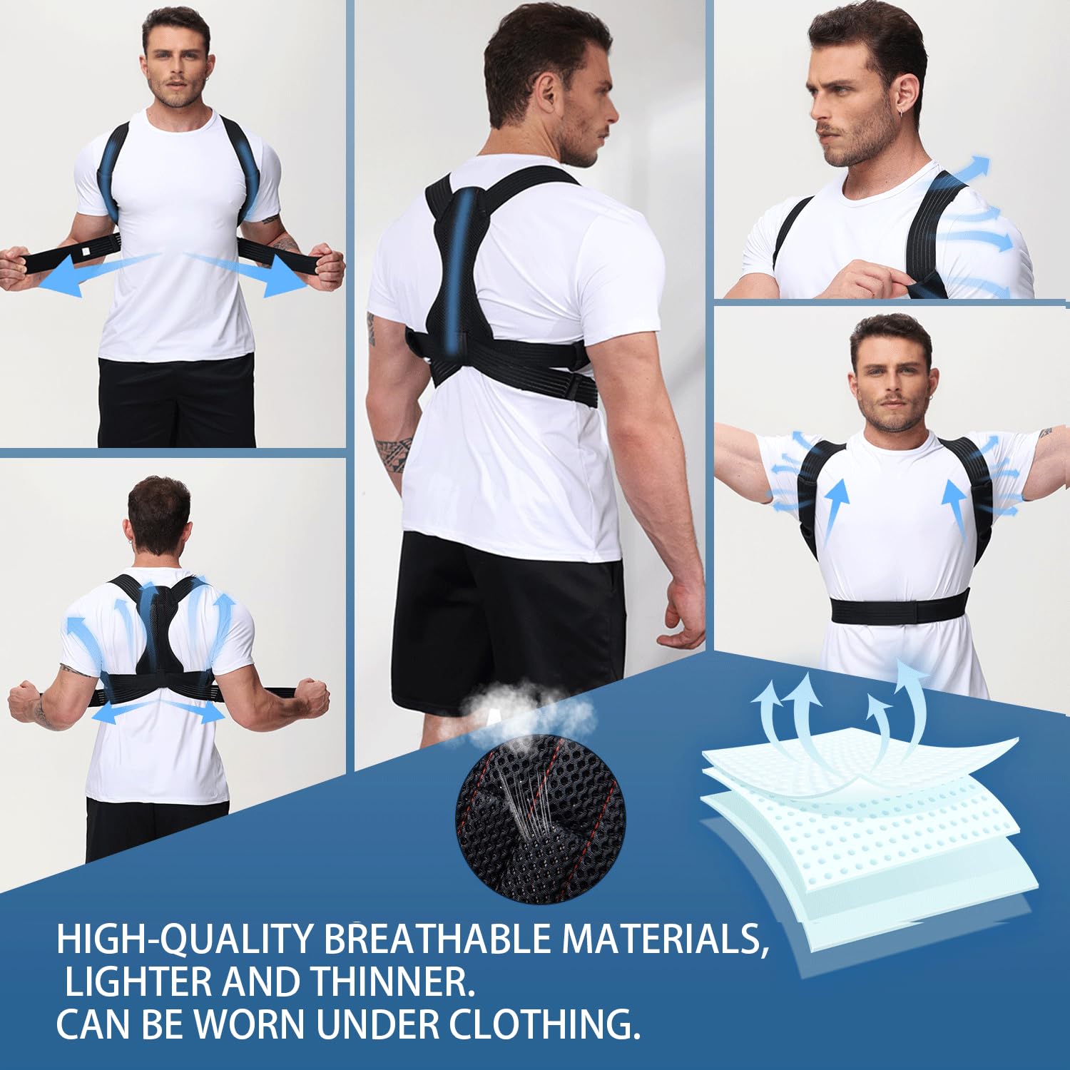 Buy Luckela Posture Corrector for Men and Women, Adjustable Back