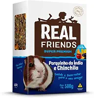 Real Friends Porquinho da India e Chinchila com frutas, ZOOTEKNA - 500 g