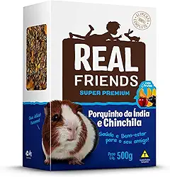 Real Friends Porquinho da India e Chinchila com frutas, ZOOTEKNA - 500 g