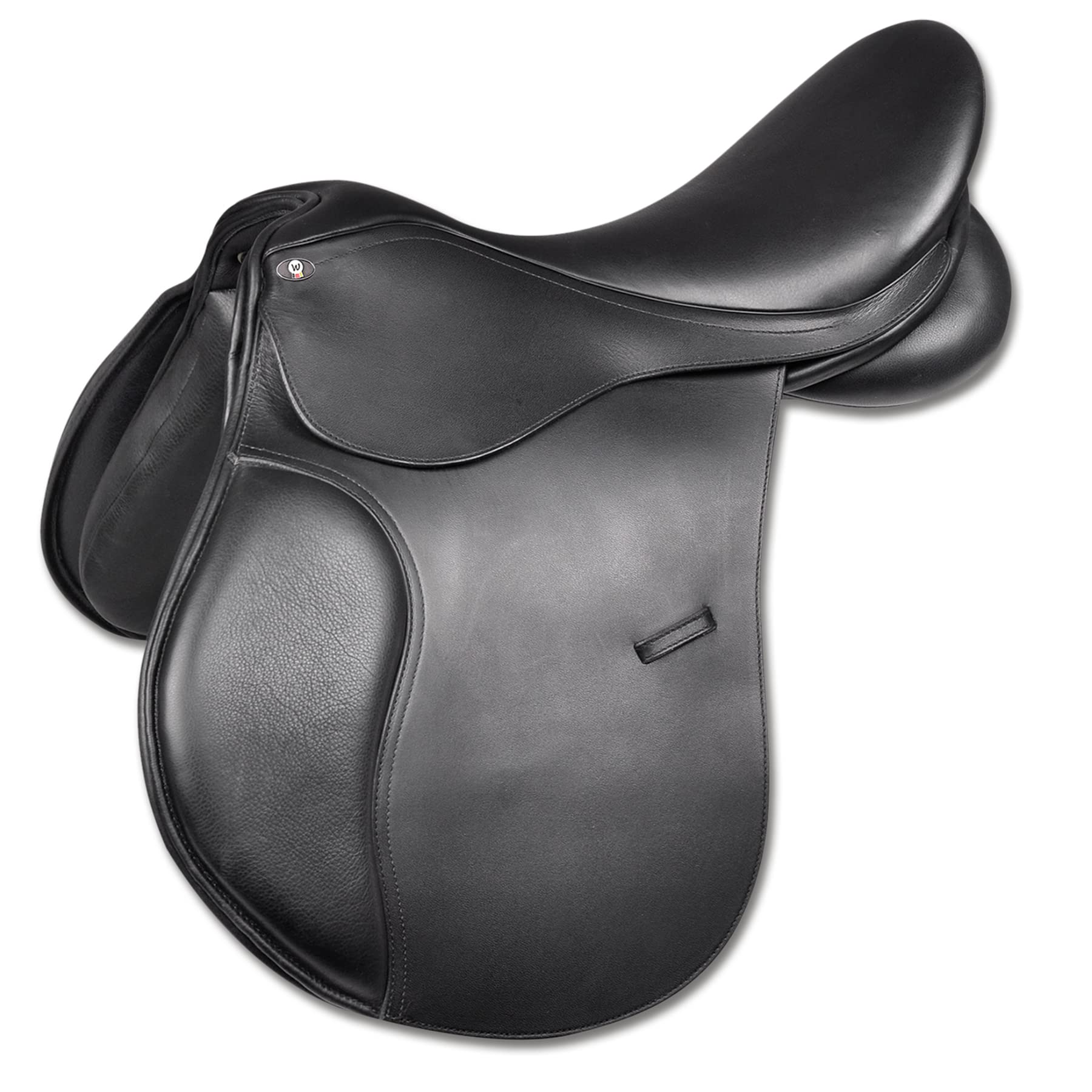 WALDHAUSEN Vielseitigkeitssattel Comfort, Leder, 17,5''/44 cm, schwarz