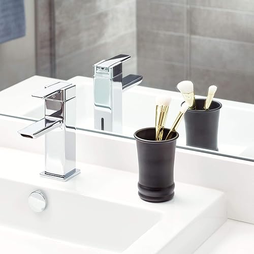 Miniatura 2 de iDesign - Soporte de cepillo de dientes metálico Olivia para baños