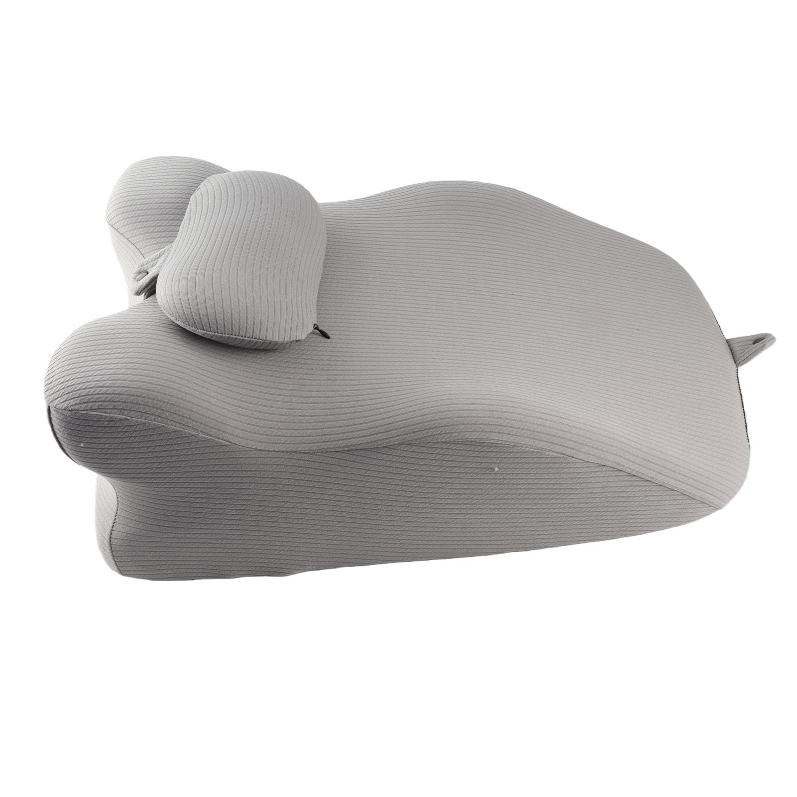 Almohada Ortopédica Viscoelástica, Cojín Elevador para Piernas, Soporte para Dormir Boca Abajo, Alivio del Dolor de Espalda
